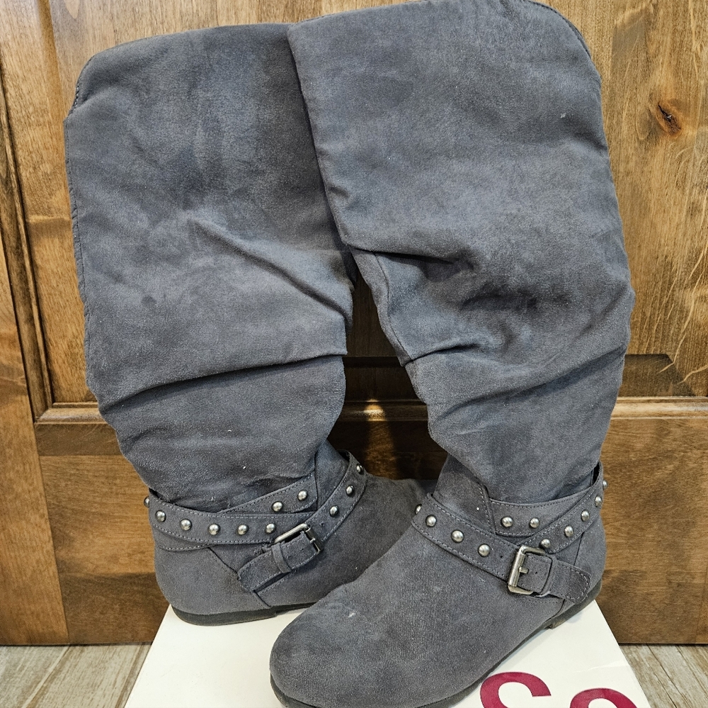 Women's Grey Rebecca Boots